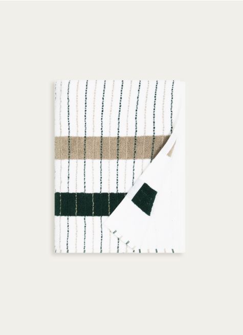 SERVIETTE DE TOILETTE À RAYURES CÉLESTINE