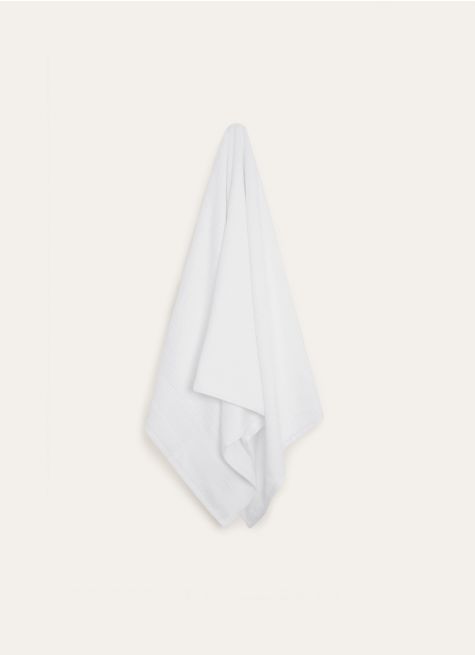DRAP DE DOUCHE UNI EN COTON BIO