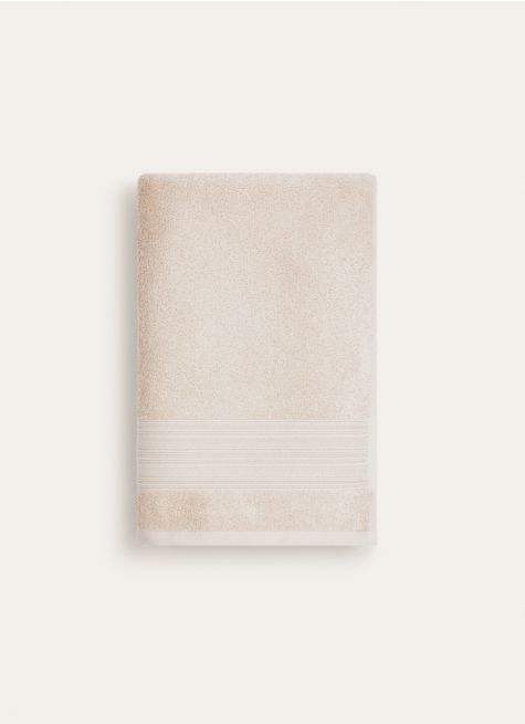 DRAP DE DOUCHE UNI EN COTON BIO
