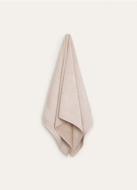 SERVIETTE DE TOILETTE UNI EN COTON BIO