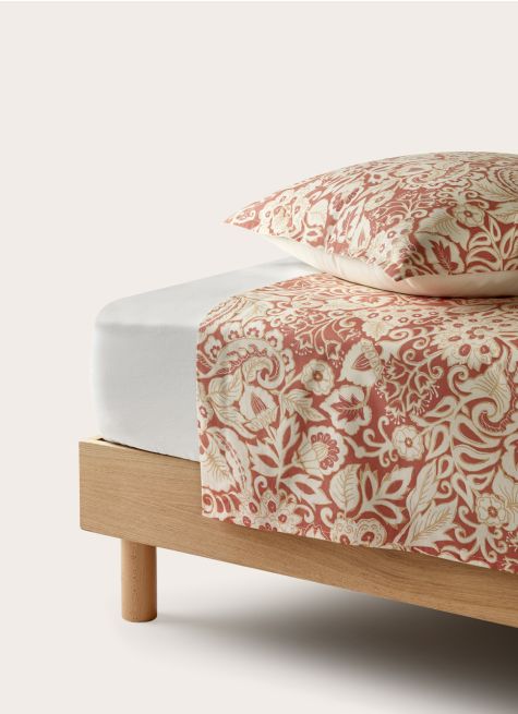 DRAP PLAT EN PERCALE DE COTON IMPRIMÉ 