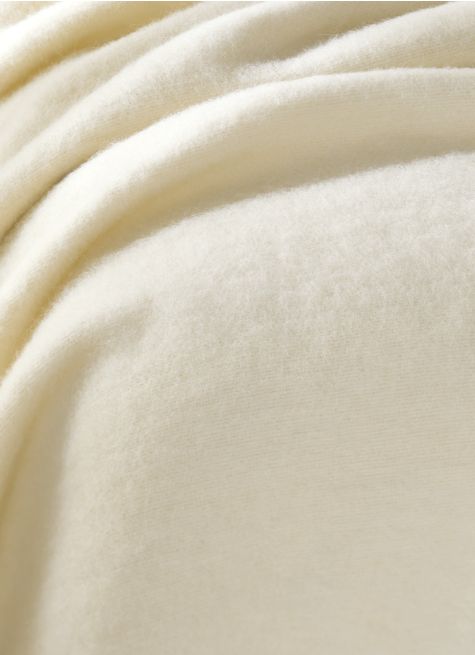 COUVERTURE EN PURE LAINE VIERGE DOUBLE FACE