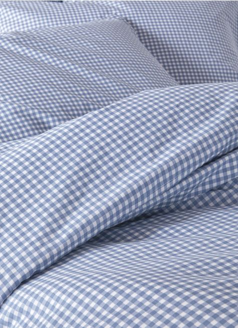 HOUSSE DE COUETTE EN COTON VICHY