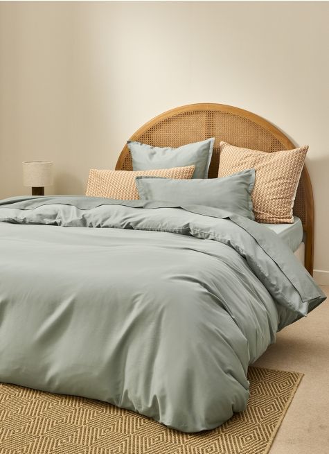 HOUSSE DE COUETTE EN SATIN DE COTON UNI PRELUDE