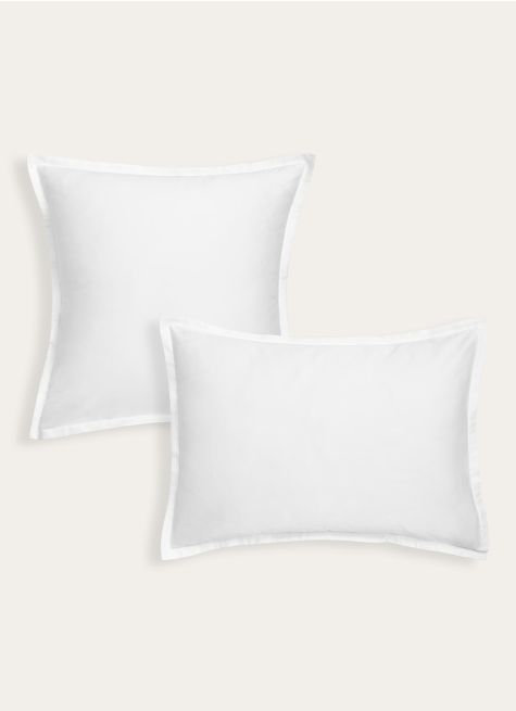 TAIE D'OREILLER EN SATIN DE COTON UNI