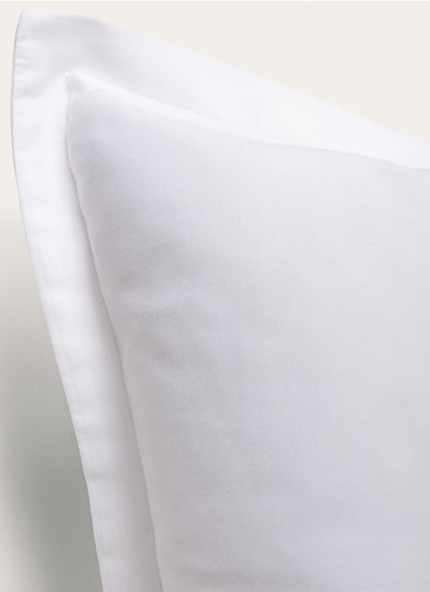 TAIE D'OREILLER EN SATIN DE COTON UNI