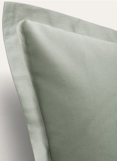 TAIE D'OREILLER EN SATIN DE COTON UNI PRELUDE