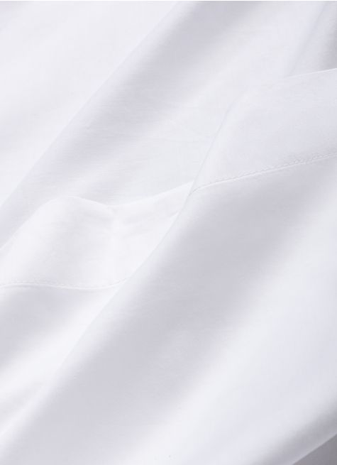 DRAP PLAT EN SATIN DE COTON UNI
