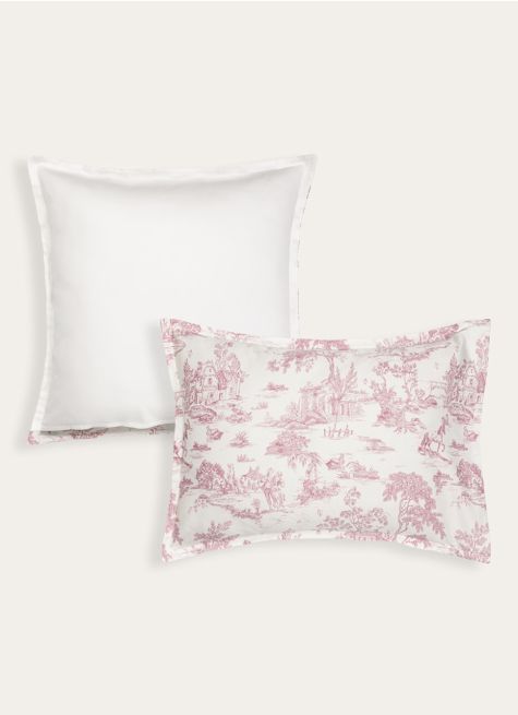 LOT DE 2 TAIES D'OREILLER SATIN DE COTON HÉLOÏSE