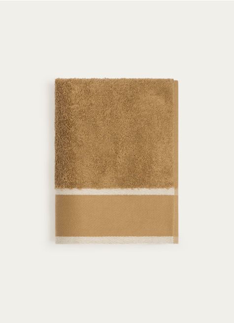 SERVIETTE DE TOILETTE A RAYURES EN COTON ARTHUR