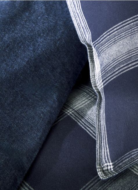 LOT DE 2 TAIES D'OREILLER EN FLANELLE RHEA
