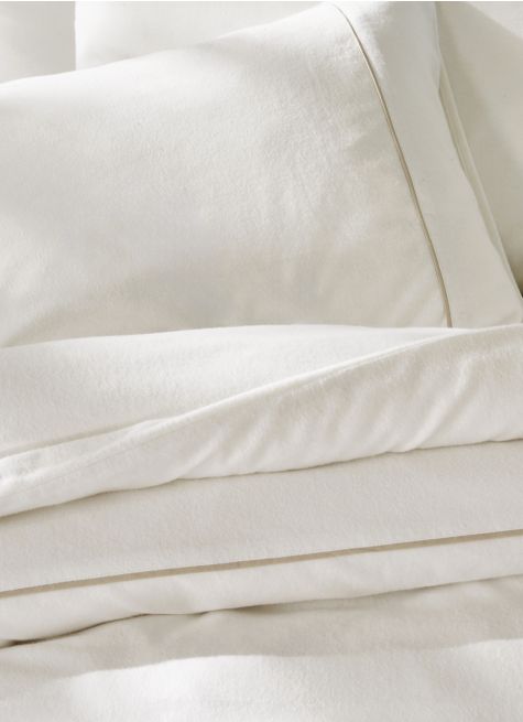 HOUSSE DE COUETTE EN FLANELLE UNIE RAGOON