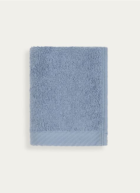 SERVIETTE INVIT&Eacute; EN COTON UNI BASIL
