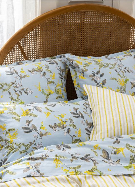 HOUSSE DE COUETTE EN SATIN LAVÉ SENTIER