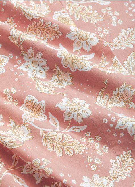 DRAP PLAT EN PERCALE DE COTON SOMMIERES
