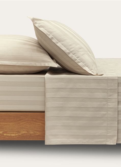 DRAP PLAT JACQUARD RAYURE BÂTON