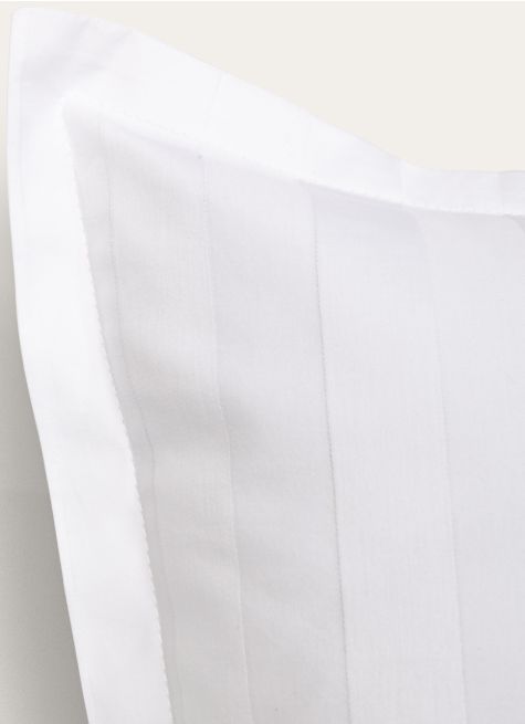 TAIE D’OREILLER JACQUARD RAYURE BÂTON