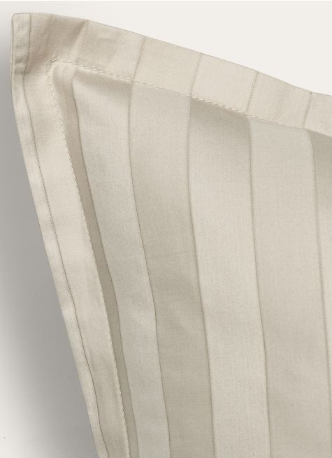 TAIE D’OREILLER JACQUARD RAYURE BÂTON