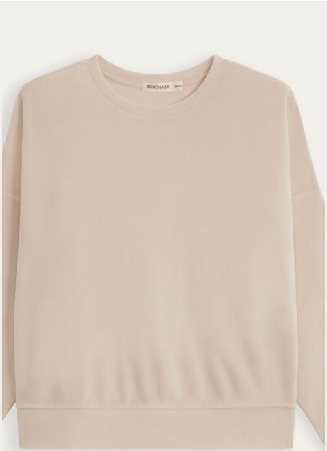 SWEATSHIRT EN VELOURS