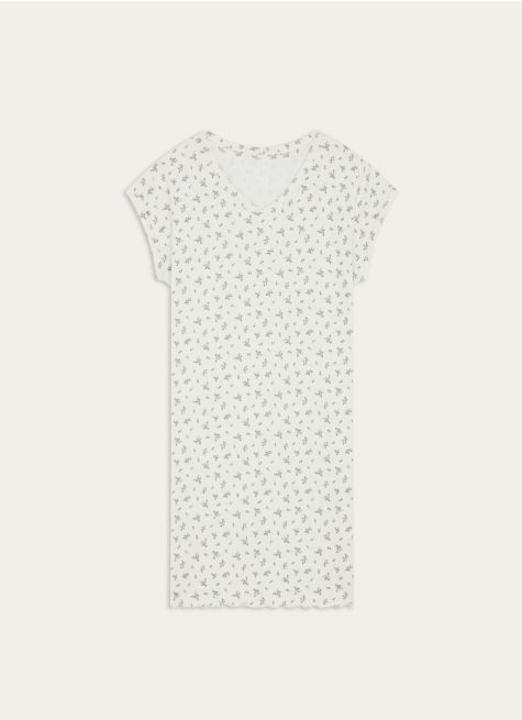 CHEMISE DE NUIT IMPRIMÉ BOUQUET FLORAL