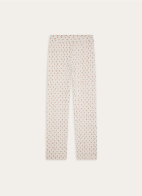 PANTALON EN COTON MODAL IMPRIMÉ