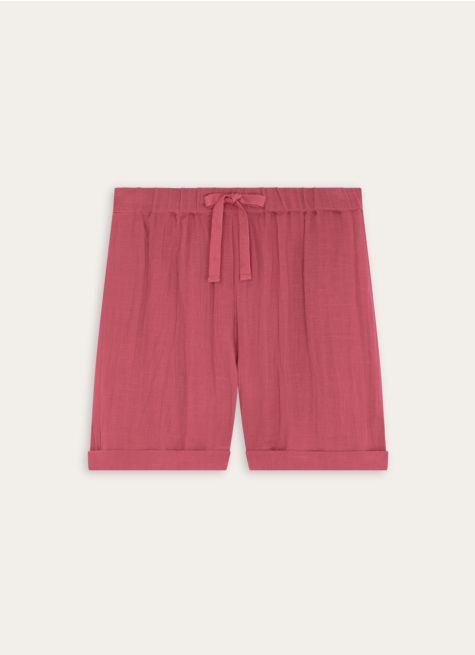 SHORT EN GAZE DE COTON