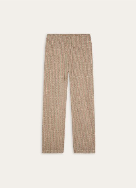 PANTALON EN VOILE DE COTON IMPRIMÉ
