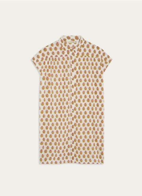 TUNIQUE SANS MANCHES EN VOILE DE COTON FARAH