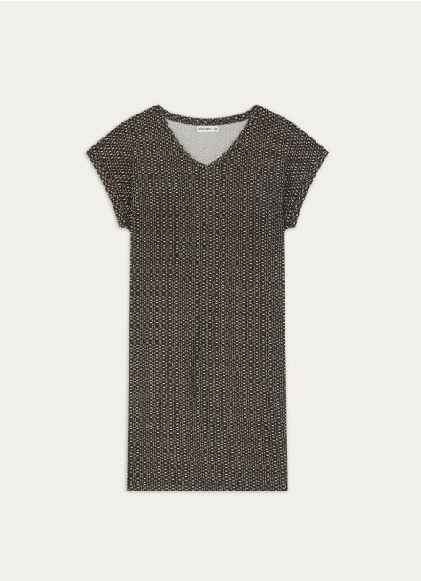 BIG TEE MANCHES COURTES EN COTON IMPRIMÉ