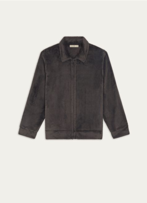 VESTE POLAIRE ZIPPÉE À COL MONTANT