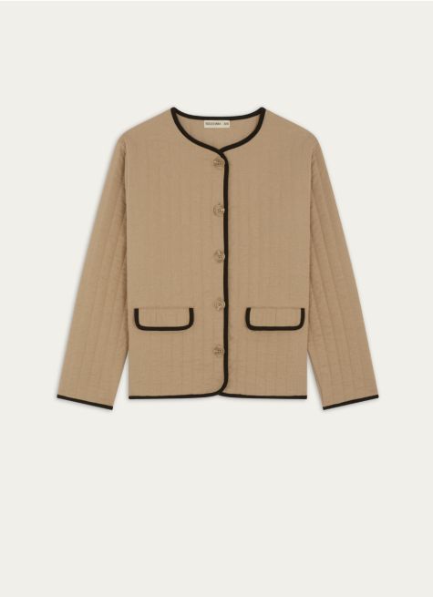 VESTE MATELASSÉE À MANCHES LONGUES