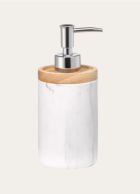 DISTRIBUTEUR DE SAVON BOIS ET EFFET MARBRE