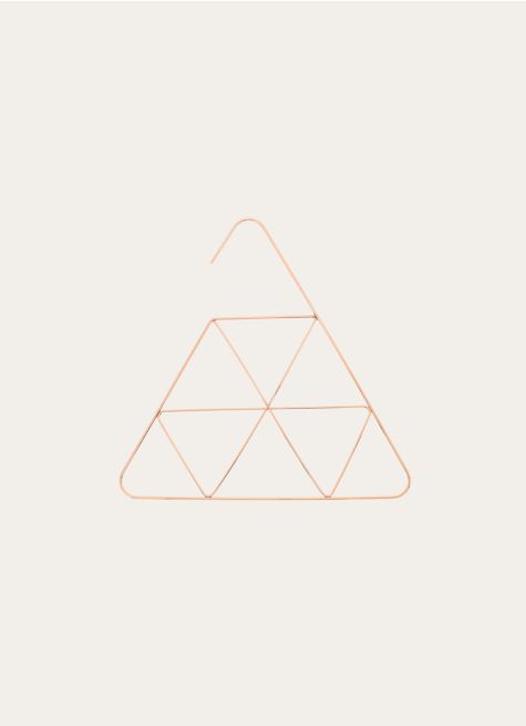 CINTRE TRIANGLE COLORIS CUIVRE POUR FOULARDS
