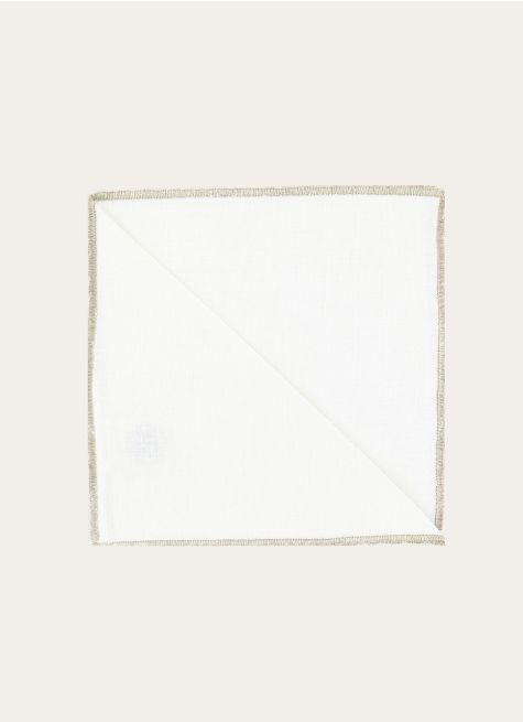 SERVIETTE DE TABLE EN COTON ET LIN BOURDON COLORÉ