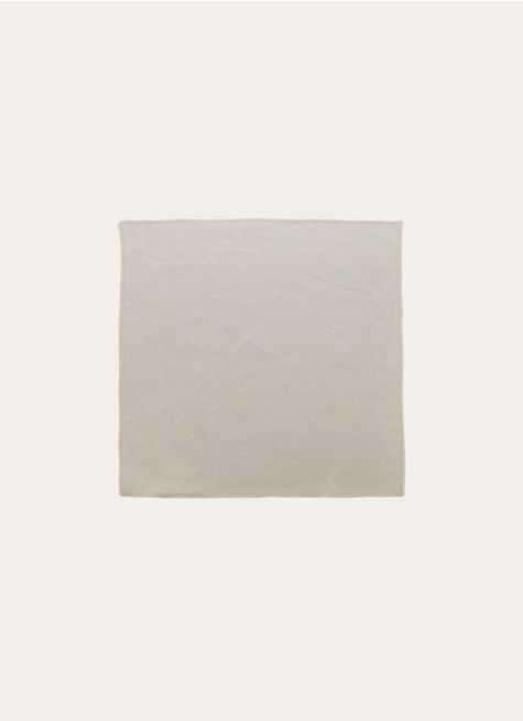 SERVIETTE DE TABLE EN COTON ET LIN BOURDON COLORÉ