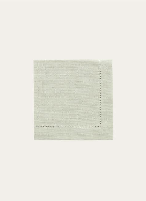 SERVIETTE DE TABLE UNIE TISSÉE EN CHAMBRAY