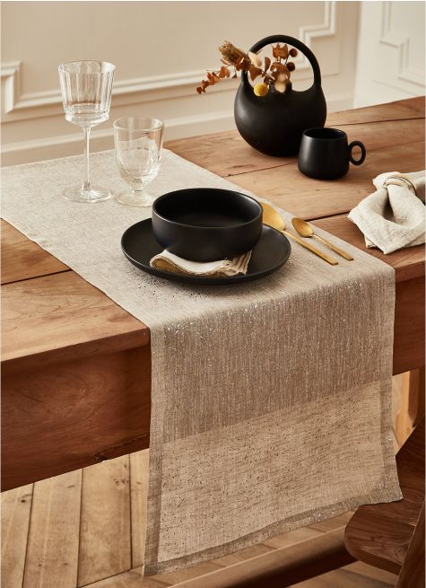 CHEMIN DE TABLE À MICRO-MOTIFS