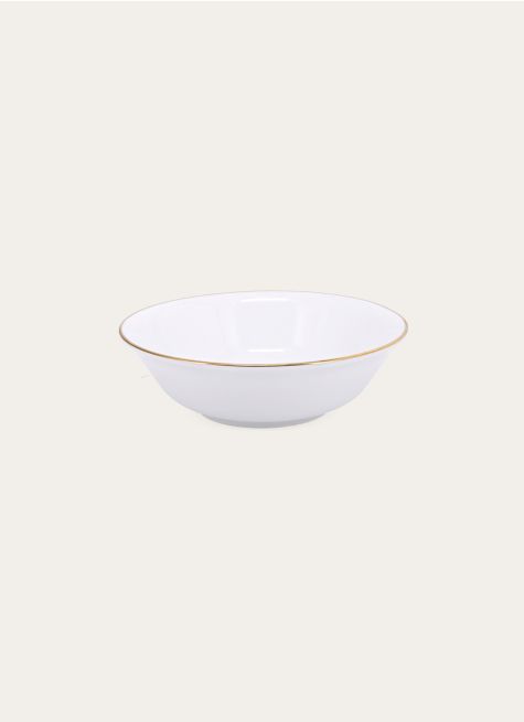 COUPELLE EN PORCELAINE AVEC LISERÉ DORÉ