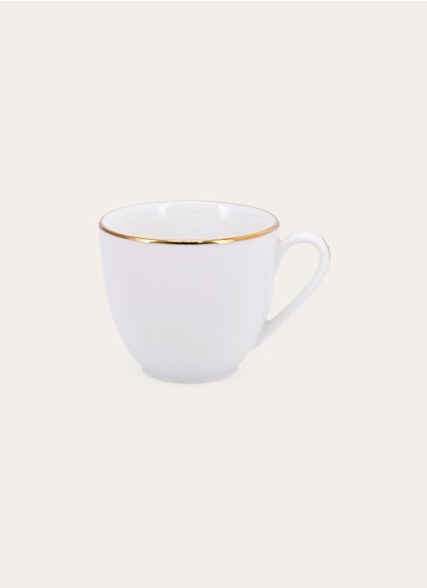 TASSE EN PORCELAINE AVEC LISERÉ DORÉ