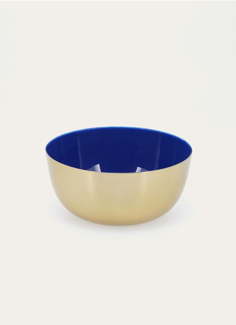 COUPELLE EN MÉTAL DORÉ AVEC INTÉRIEUR LAQUÉ