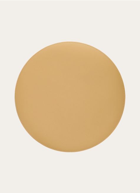 SET DE TABLE ROND FAUX CUIR 