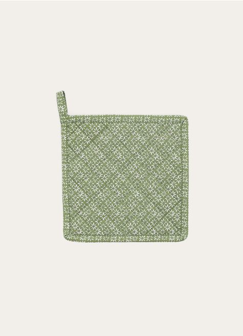 MANIQUE DE CUISINE À MOTIFS GÉOMÉTRIQUES