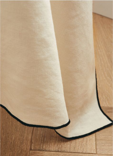 NAPPE COTON LIN FINITION BOURDON