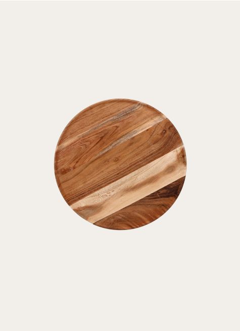 ASSIETTE DE PRÉSENTATION EN BOIS D'ACACIA