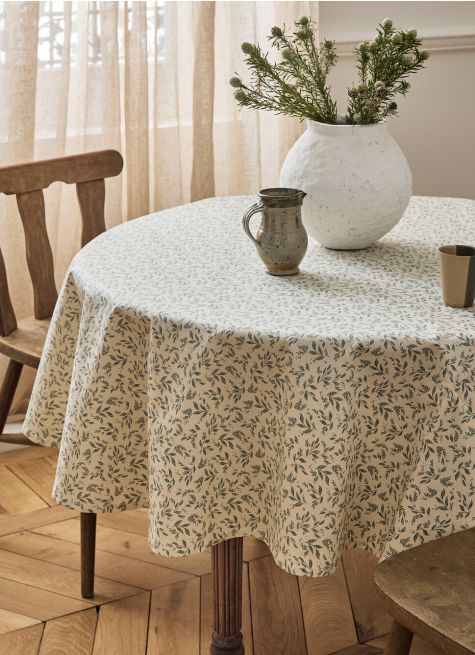 NAPPE ENDUITE À MOTIF VÉGÉTAL