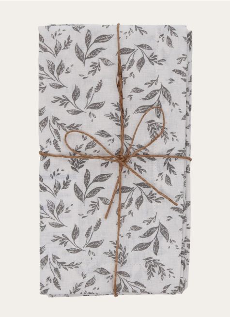 LOT DE 2 SERVIETTES EN COTON
