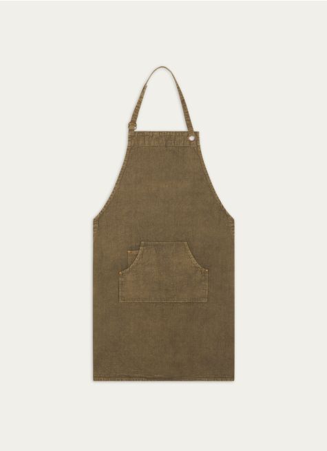 TABLIER EN CANVAS AVEC OEILLETS