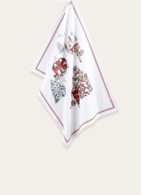 TORCHON SCÈNE DE NOËL