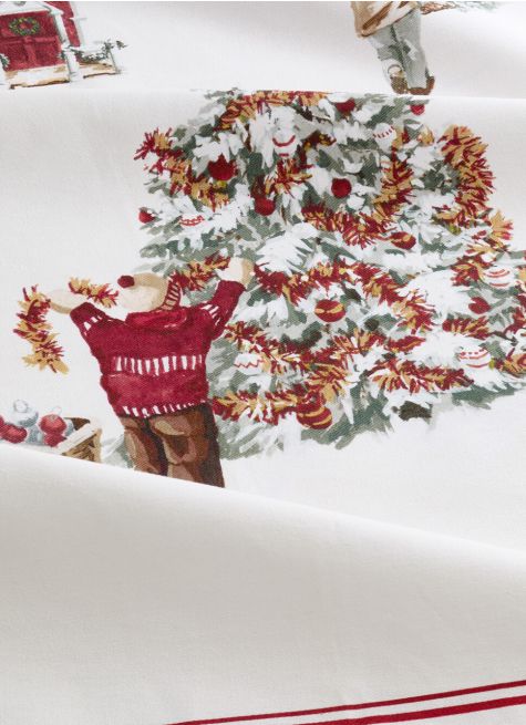 TORCHON SCÈNE DE NOËL
