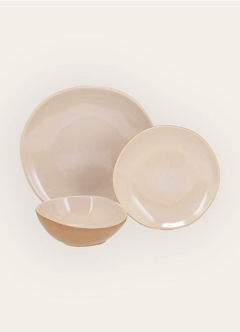 ASSIETTE À DESSERT EN GRÈS